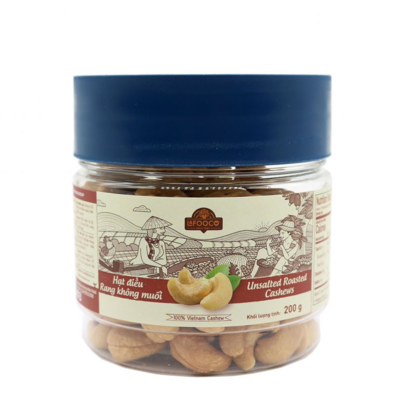 Unsalted Roasted Cashew nuts 200g