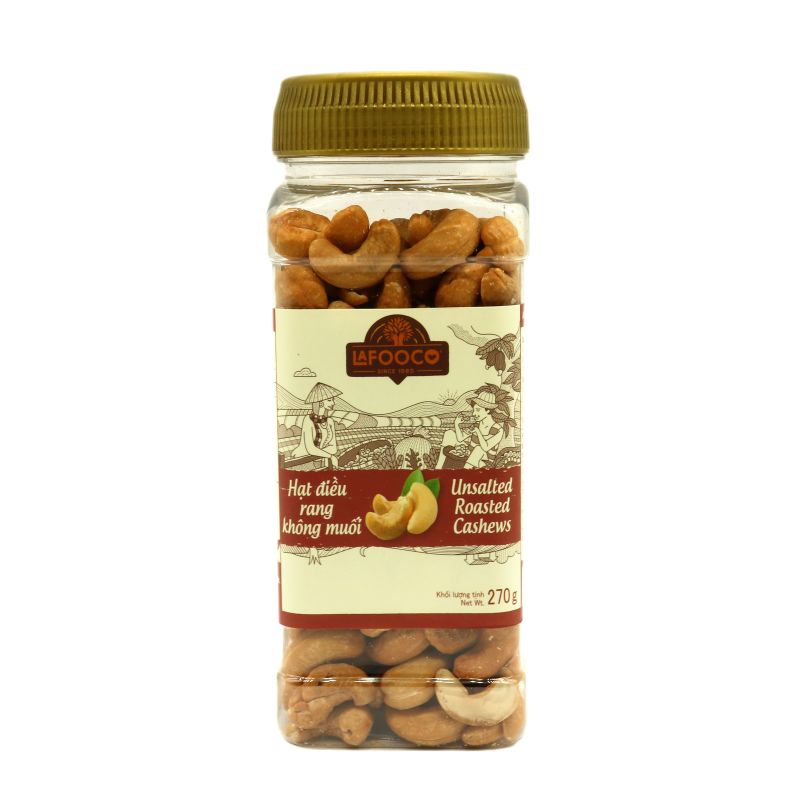 Unsalted Cashew nuts 270g