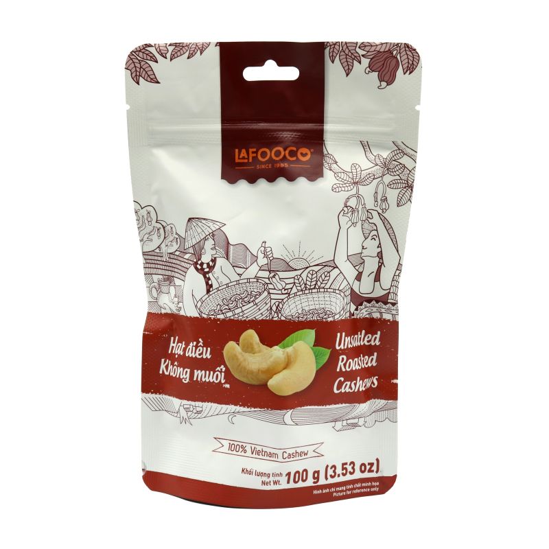 Unsalted Roasted Cashew nuts 100g