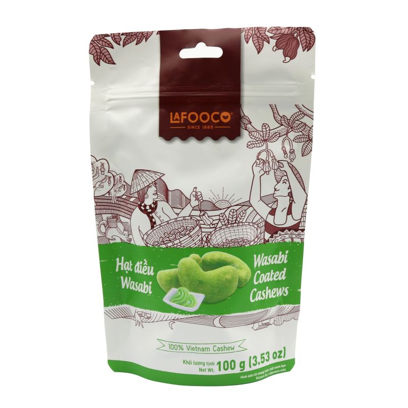 Wasabi Coated Cashews 100g