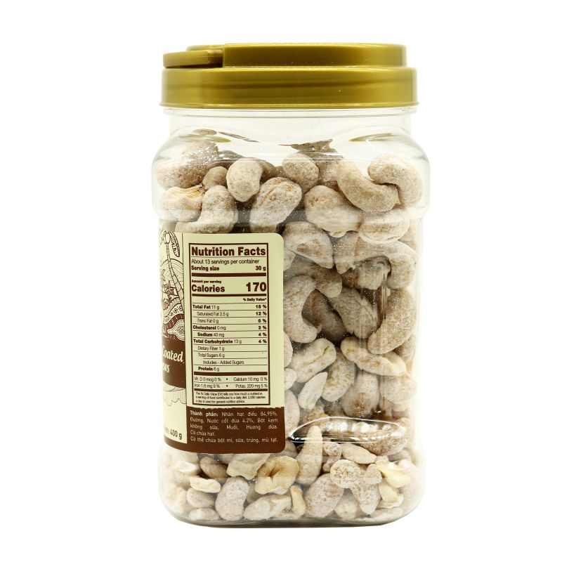 Coconuts Coated Cashew nuts 400g