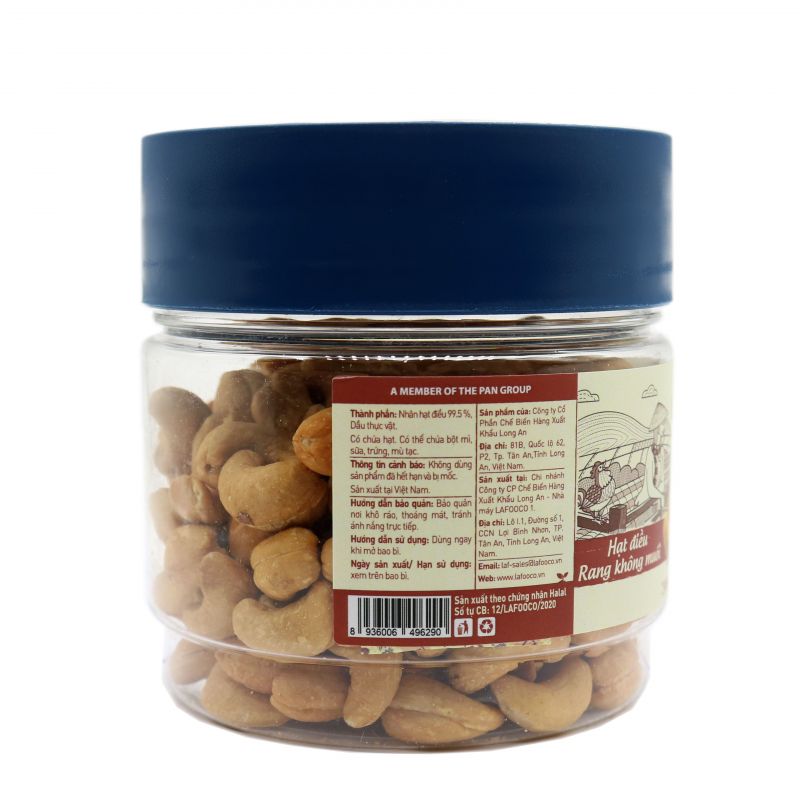 Unsalted Roasted Cashew nuts 200g