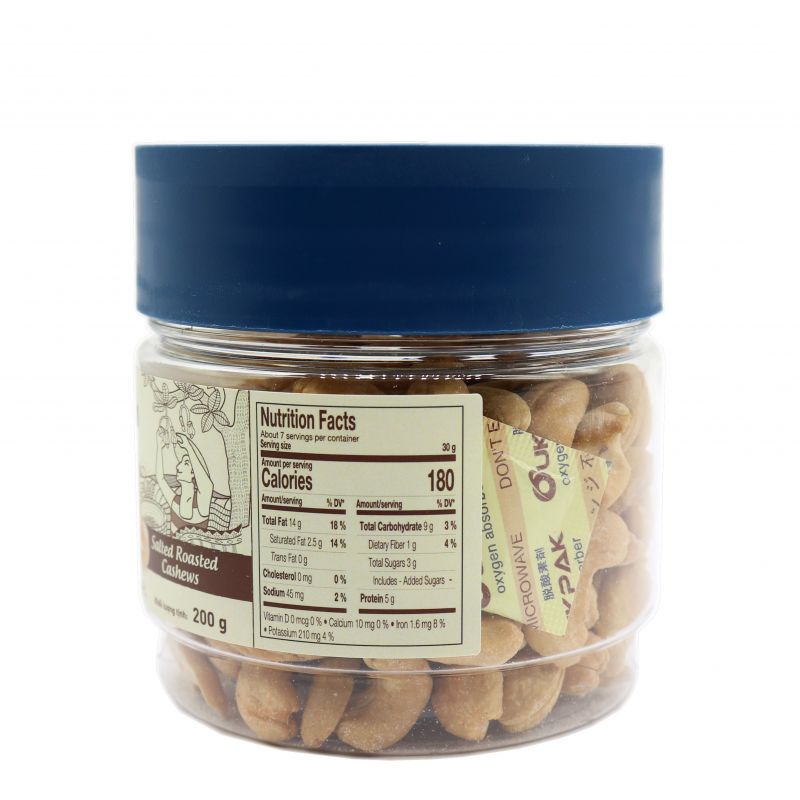 Salted Roasted Cashew nuts 200g