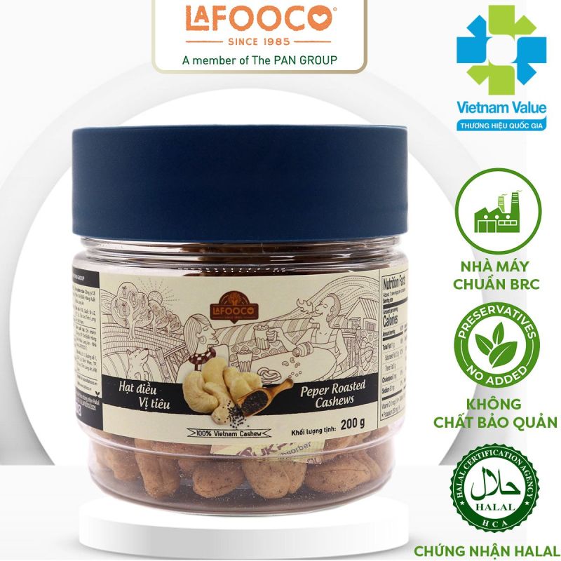 Hạt Điều Vị Tiêu 200g