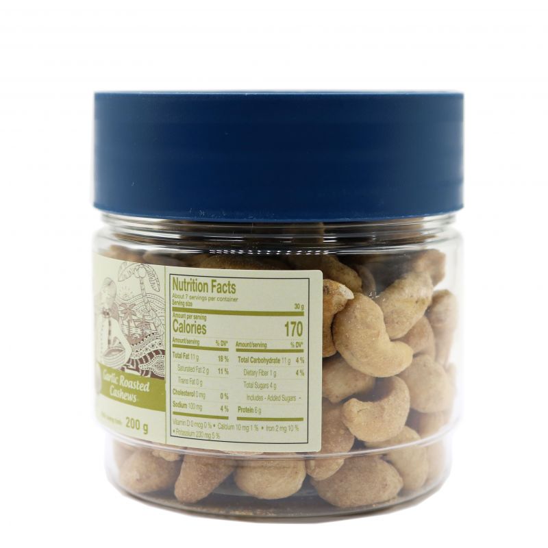 Garlic Roasted Cashew nuts 200g