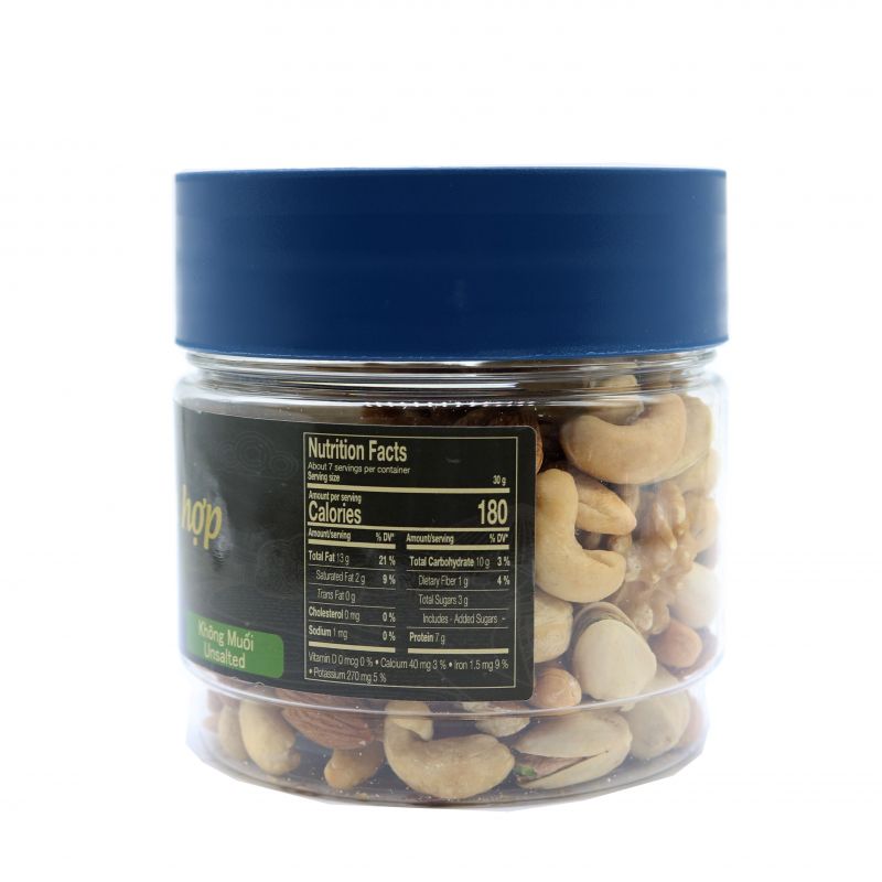 Hạt hỗn hợp sấy không muối 200g
