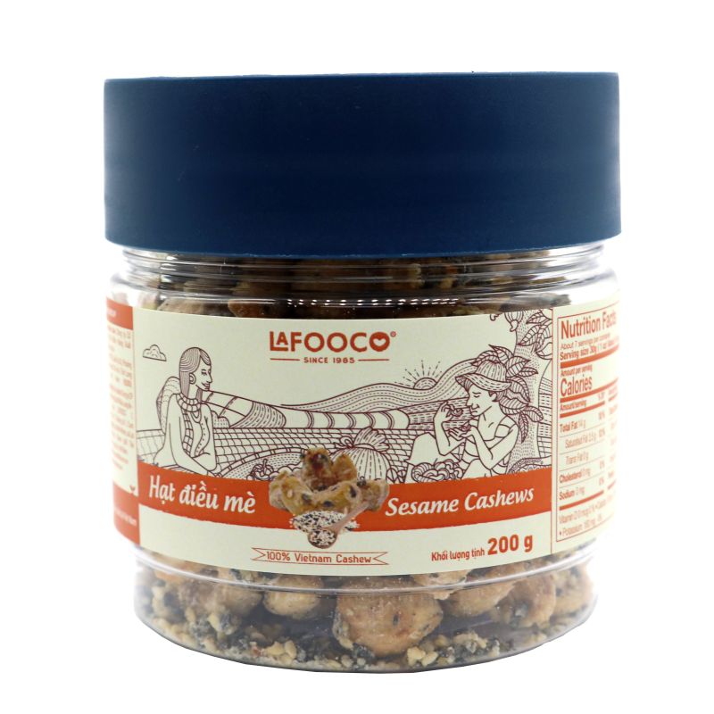 Sesame flavored cashews 200g