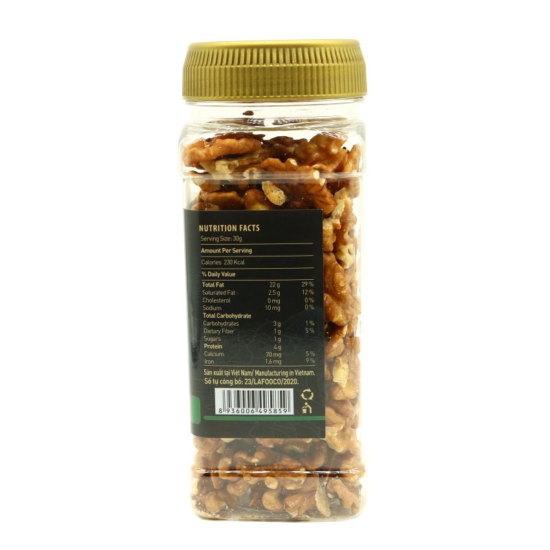 Nhân óc chó sấy không muối 180g